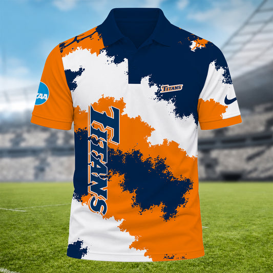 [BIG DEAL] PERSONALIZED UNI08 CFT CAL STATE FULLERTON TITANS MULTICOLOR POLO SHIRT