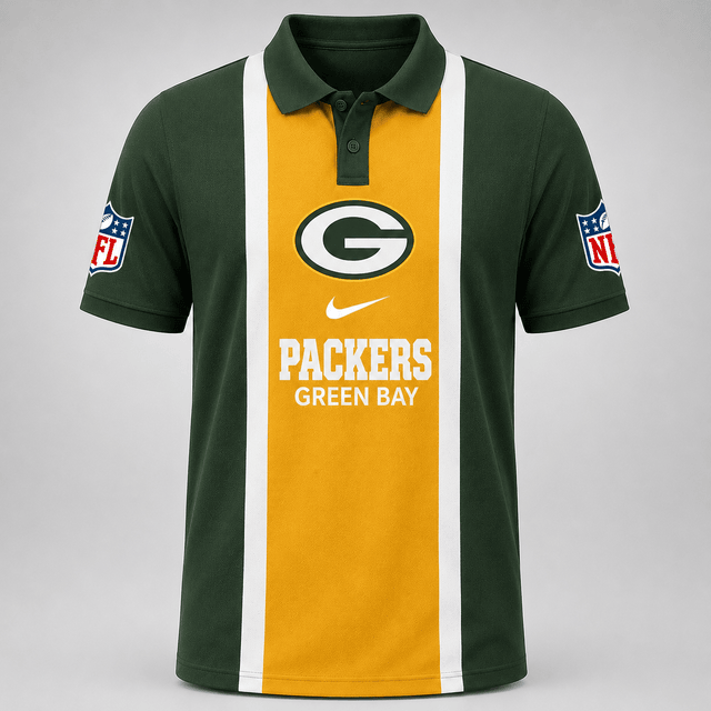 [SPECIAL OFFER] NEW CUSTOMIZED NFL08 GBP THE PACKERS POLO SHIRT