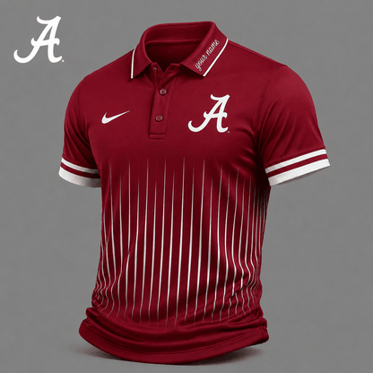 [BIG SALE] PERSONALIZED UNI08 ABC ALABAMA CRIMSON TIDE POLO SHIRT