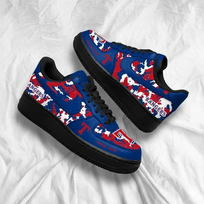 [FLASH SALE] NEW CUSTOMIZED MLB08 TRS TEXAS RANGERS AF1 SHOES