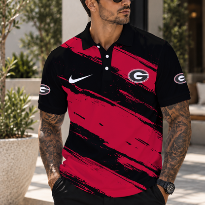 [BIG SALE] PERSONALIZED UNI09 GEB GEORGIA BULLDOGS POLO SHIRT