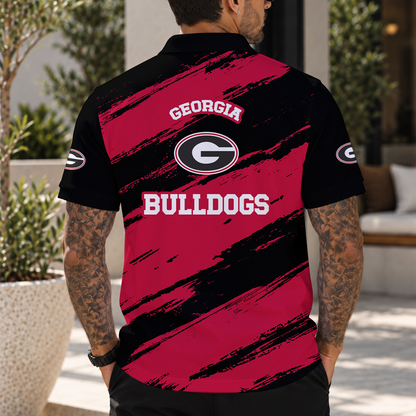 [BIG SALE] PERSONALIZED UNI09 GEB GEORGIA BULLDOGS POLO SHIRT