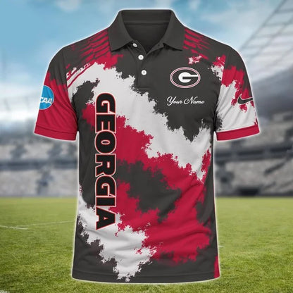 [BIG SALE] PERSONALIZED UNI09 GEB GEORGIA BULLDOGS MULTICOLOR POLO SHIRT