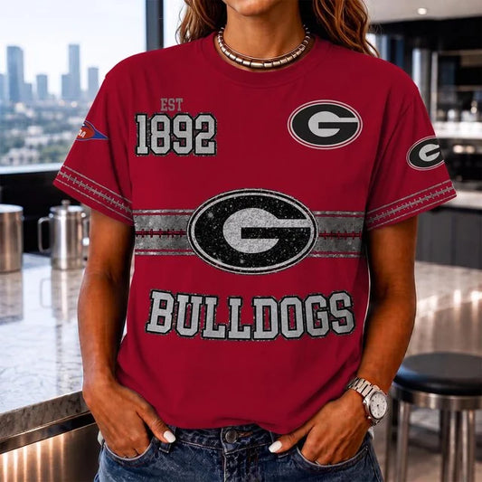 [BIG SALE] PERSONALIZED UNI09 GEB GEORGIA BULLDOGS T-SHIRT, HOODIE & ZIP HOODIE