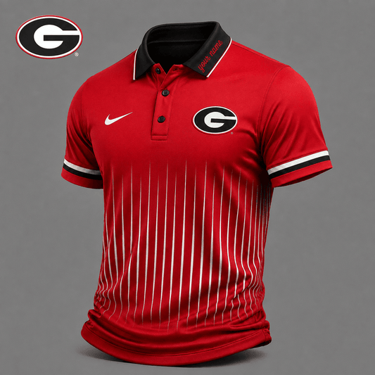 [BIG SALE] PERSONALIZED UNI09 GEB GEORGIA BULLDOGS POLO SHIRT