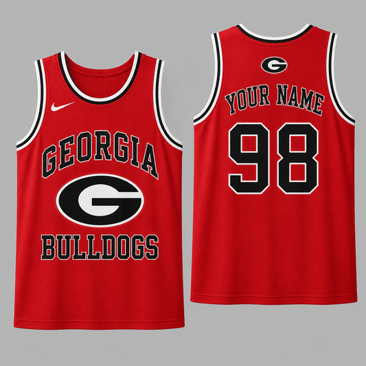 [BIG SALE] PERSONALIZED UNI09 GEB GEORGIA BULLDOGS UNISEX TANK TOP