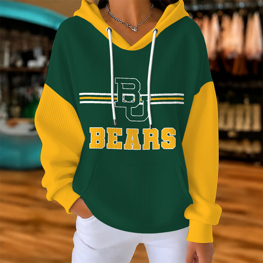 [BIG SALE] PERSONALIZED UNI10 BAB BAYLOR BEARS RIBBED HOODIE & SWEATSHIRT