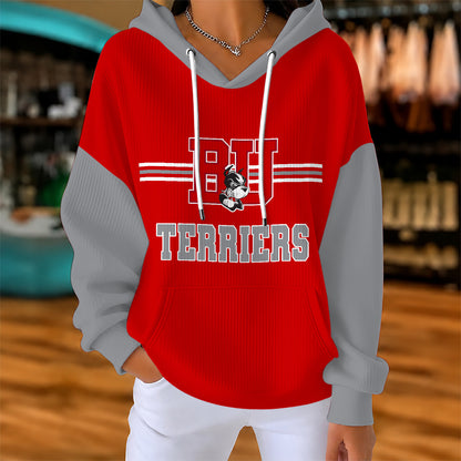 [BIG DEAL] PERSONALIZED UNI10 BUT BOSTON UNIVERSITY TERRIERS RIBBED HOODIE & SWEATSHIRT