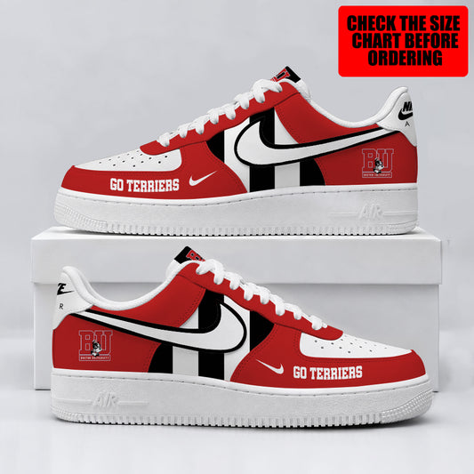 [BIG SALE] PERSONALIZED UNI10 BUT BOSTON UNIVERSITY TERRIERS AF1 SHOES