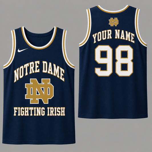 [BIG SALE] PERSONALIZED UNI10 NFI NOTRE DAME FIGHTING IRISH UNISEX TANK TOP
