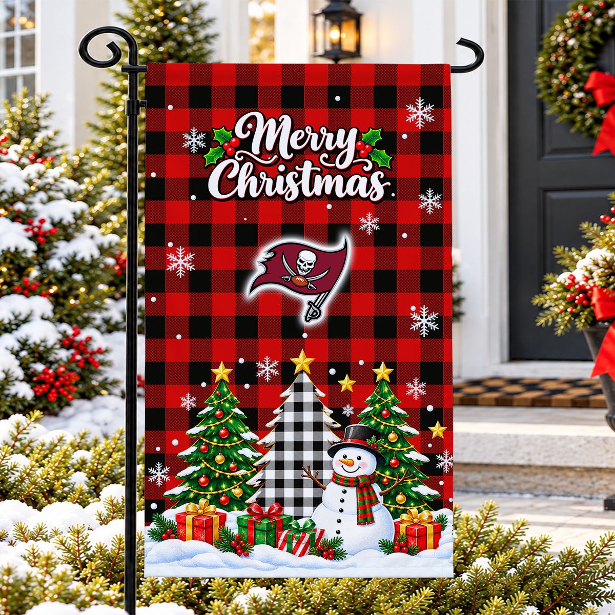 [SPECIAL OFFER] NEW CUSTOMIZED NFL10 TBB THE BUCCANEERS GARDEN FLAG