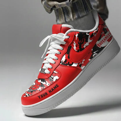 [TOUCHDOWN DEAL] NEW CUSTOMIZED NFL10 TBB TAMPA BAY BUCCANEERS AF1 SNEAKERS