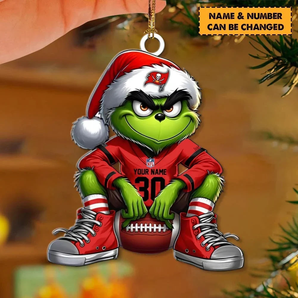 [SPECIAL OFFER] NEW CUSTOMIZED NFL10 TBB THE BUCCANEERS ACRYLIC ORNAMENT