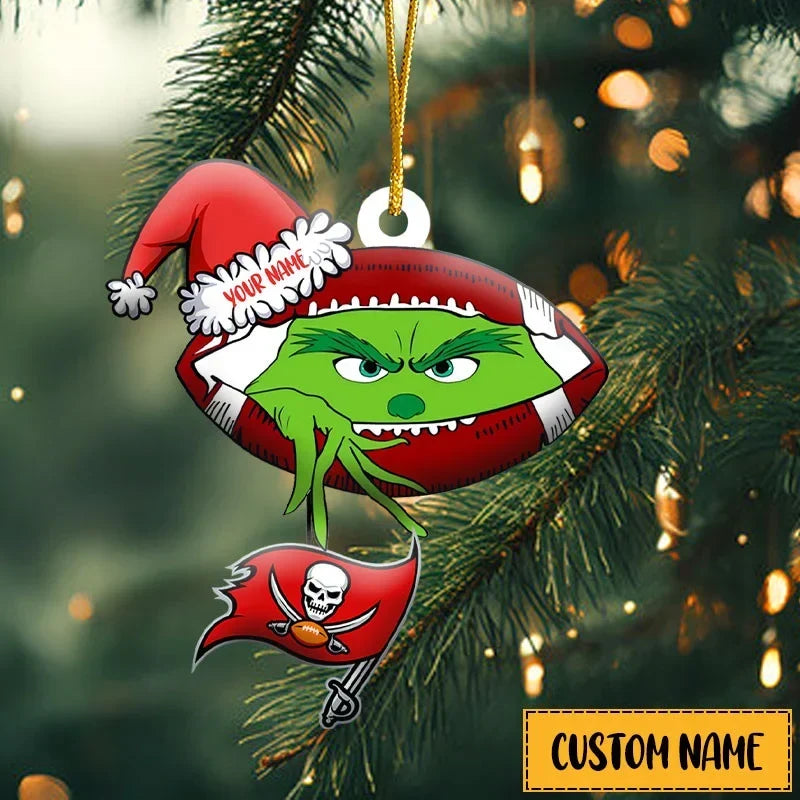 [SPECIAL OFFER] NEW CUSTOMIZED NFL10 TBB THE BUCCANEERS ACRYLIC ORNAMENT