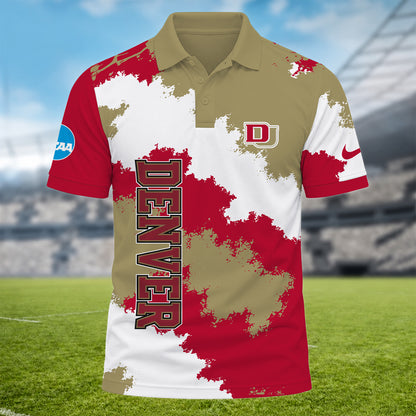 [BIG DEAL] PERSONALIZED UNI11 DEP DENVER PIONEERS MULTICOLOR POLO SHIRT