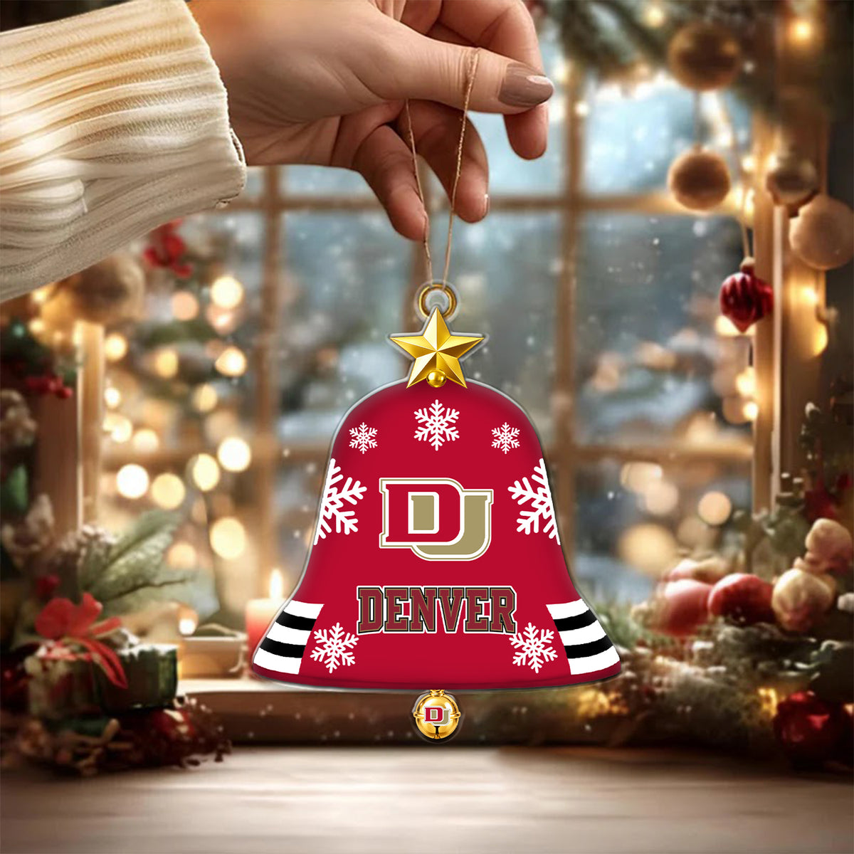 [BIG DEAL] PERSONALIZED UNI11 DEP DENVER PIONEERS CHRISTMAS ACRYLIC ORNAMENT