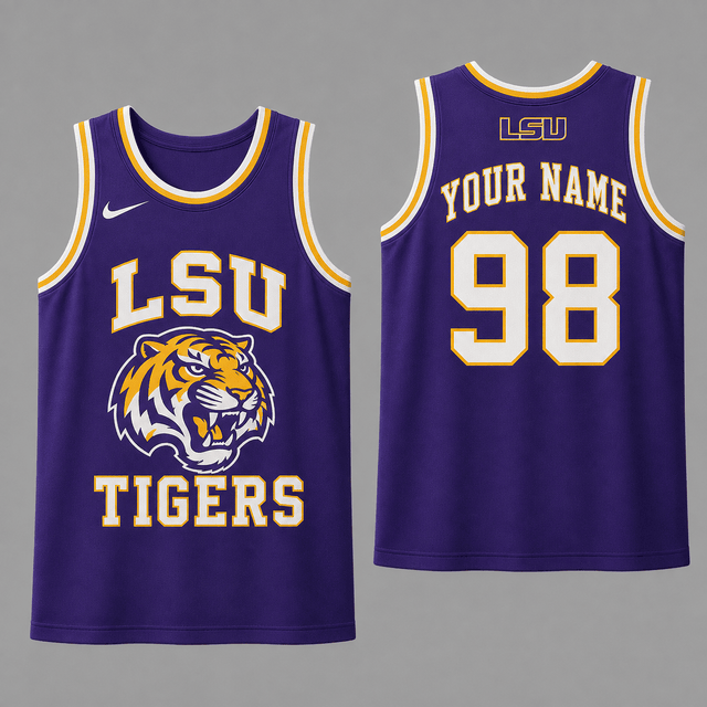 [BIG SALE] PERSONALIZED UNI11 LST LSU TIGERS UNISEX TANK TOP