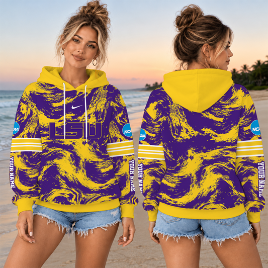 [BIG SALE] PERSONALIZED UNI11 LST LSU TIGERS T-SHIRT, HOODIE & ZIP HOODIE
