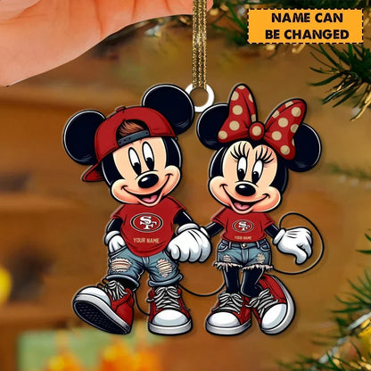 [SPECIAL OFFER] NEW CUSTOMIZED NFL11 SF49 THE 49ERS ACRYLIC ORNAMENT