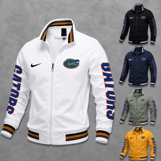 [BIG SALE] PERSONALIZED UNI12 FLG FLORIDA GATORS MEN'S CASUAL JACKET