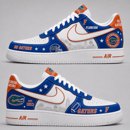 [BIG SALE] PERSONALIZED UNI12 FLG FLORIDA GATORS AF1 SHOES