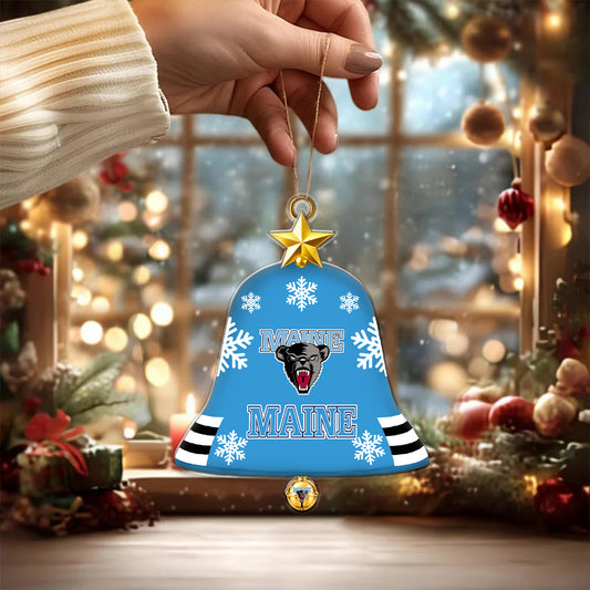 [BIG DEAL] PERSONALIZED UNI12 MBB MAINE BLACK BEARS CHRISTMAS ACRYLIC ORNAMENT