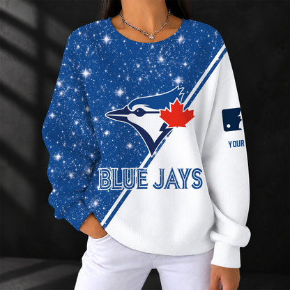 [FLASH SALE] NEW CUSTOMIZED MLB12 TBJ THE BLUE JAYS RIBBED HOODIE & SWEATSHIRT