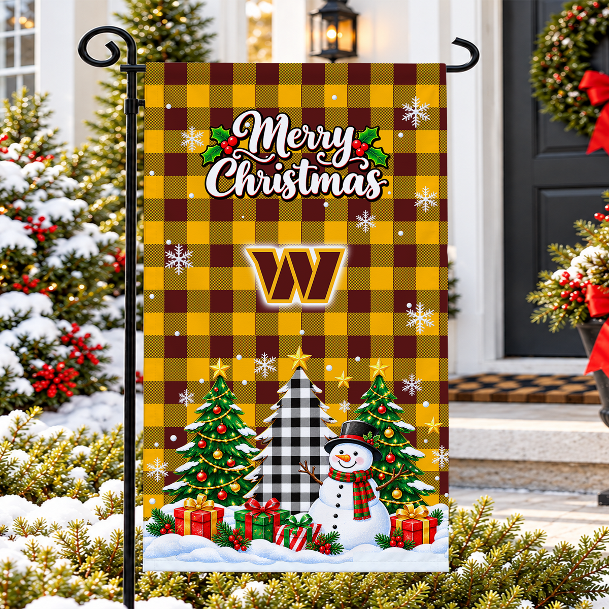[SPECIAL OFFER] NEW CUSTOMIZED NFL12 WTC THE COMMANDERS GARDEN FLAG