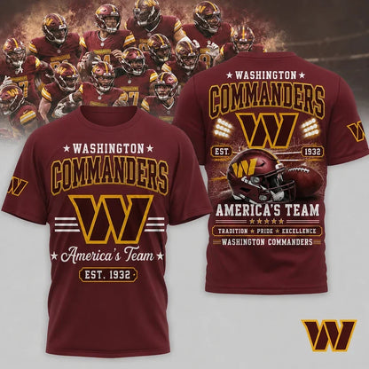 [SPECIAL OFFER] NEW CUSTOMIZED NFL12 WTC WASHINGTON COMMANDERS T-SHIRT, HOODIE, ZIP HOODIE