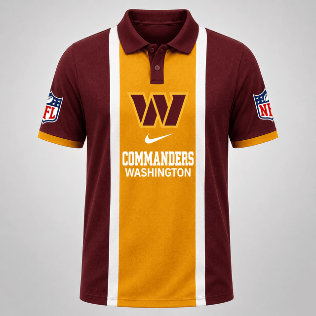 [SPECIAL OFFER] NEW CUSTOMIZED NFL12 WTC THE COMMANDERS POLO SHIRT