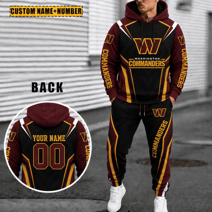 [SPECIAL OFFER] NEW CUSTOMIZED NFL12 WTC THE COMMANDERS HOODIE & SWEATPANTS