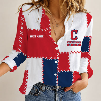 [FLASH SALE] NEW CUSTOMIZED MLB13 CGS THE GUARDIANS WOMEN'S CASUAL SHIRT