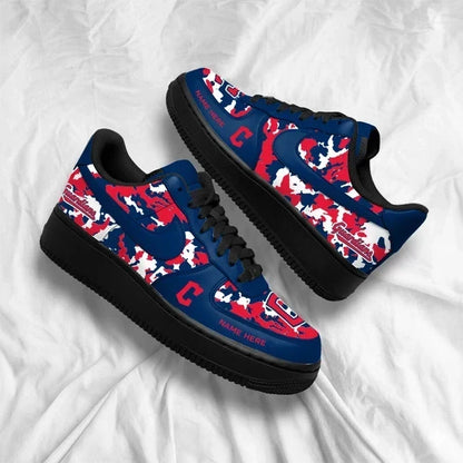 [FLASH SALE] NEW CUSTOMIZED MLB13 CGS CLEVELAND GUARDIANS AF1 SHOES