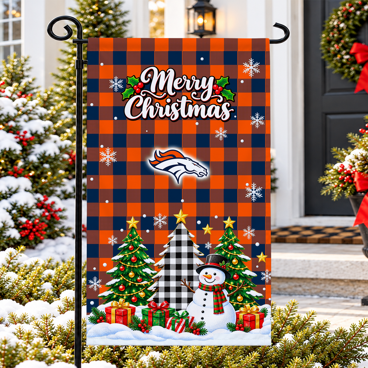 [SPECIAL OFFER] NEW CUSTOMIZED NFL13 DVB THE BRONCOS GARDEN FLAG