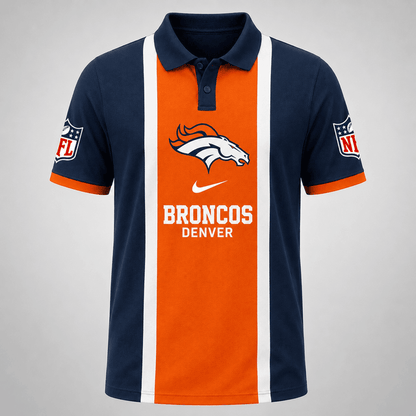 [SPECIAL OFFER] NEW CUSTOMIZED NFL13 DVB THE BRONCOS POLO SHIRT