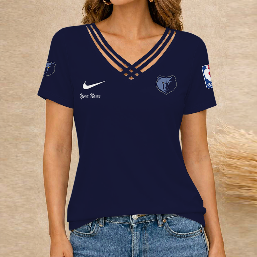 [HOT DEAL] NEW CUSTOMIZED NBA13 MGR MEMPHIS GRIZZLIES V-NECK SHIRT
