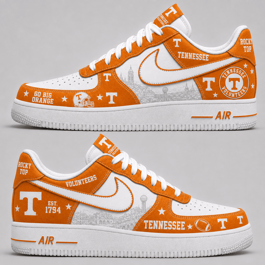 [BIG SALE] PERSONALIZED UNI13 TNV TENNESSEE VOLUNTEERS AF1 SHOES