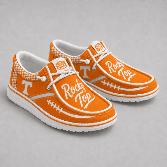 [BIG SALE] PERSONALIZED UNI13 TNV TENNESSEE VOLUNTEERS LOAFER SHOES