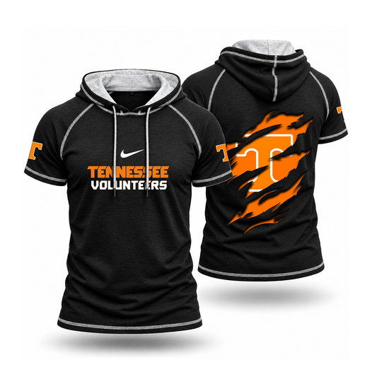 [BIG SALE] PERSONALIZED UNI13 TNV TENNESSEE VOLUNTEERS SHORT SLEEVE HOODED SHIRT