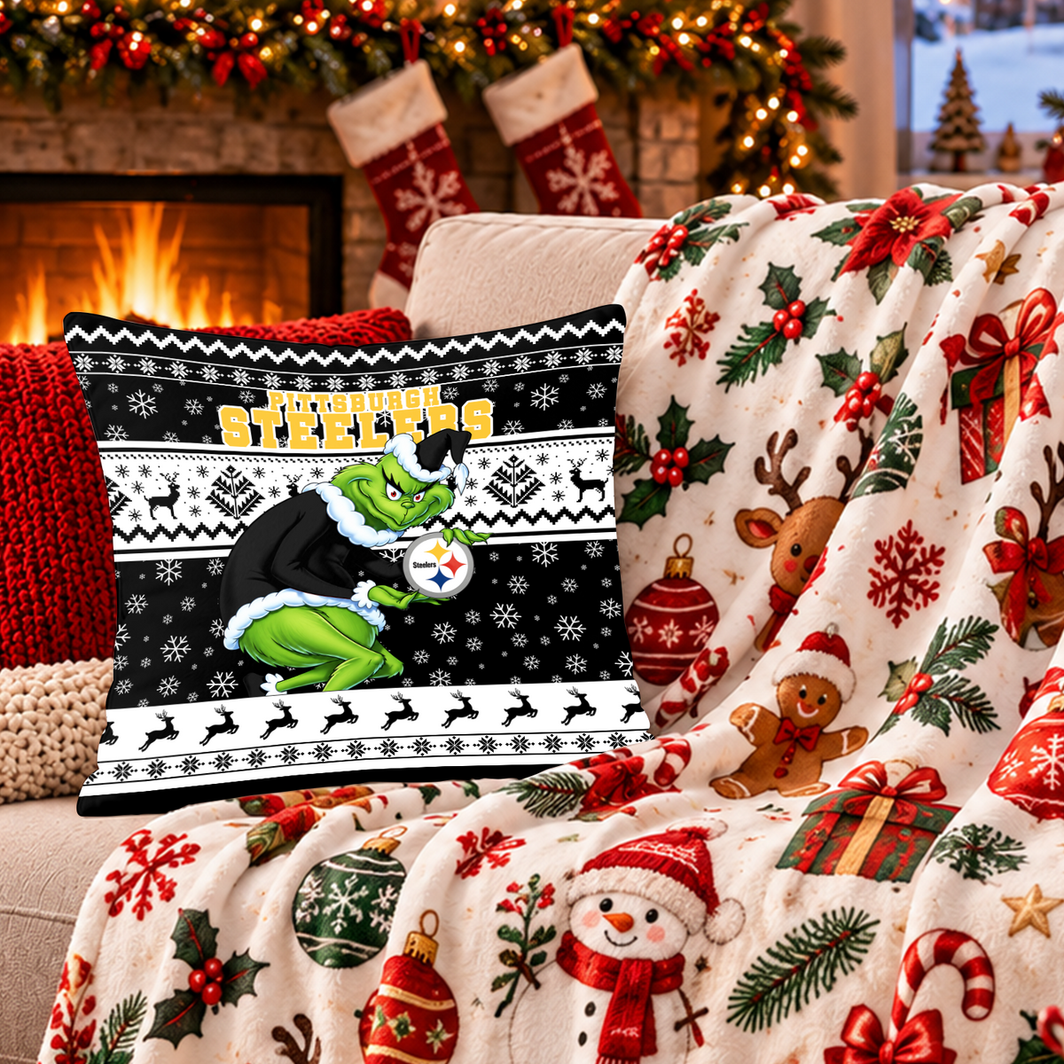 [SPECIAL OFFER] NEW CUSTOMIZED NFL14 PSB THE STEELERS ENVELOPE PILLOW CASE
