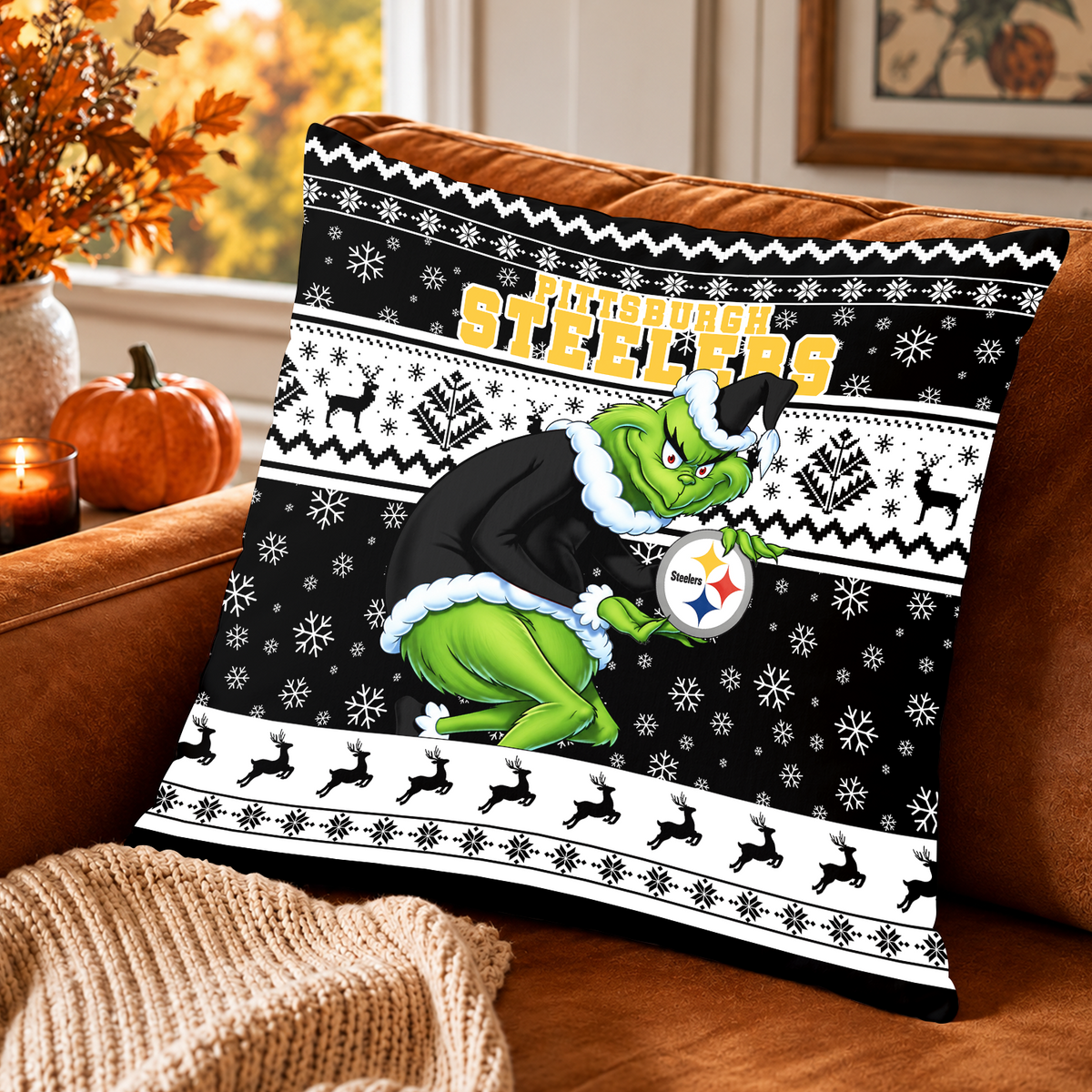[SPECIAL OFFER] NEW CUSTOMIZED NFL14 PSB THE STEELERS ENVELOPE PILLOW CASE