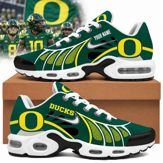[BIG SALE] PERSONALIZED UNI14 OGD OREGON DUCKS AIR MAX PLUS SNEAKERS