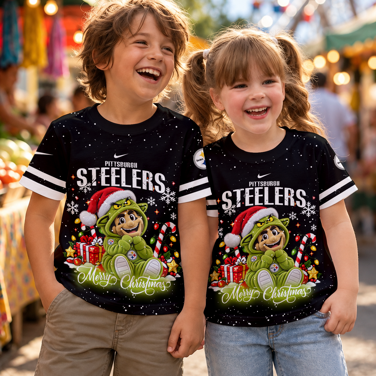 [SPECIAL OFFER] NEW CUSTOMIZED NFL14 PSB THE STEELERS KIDS' T-SHIRT