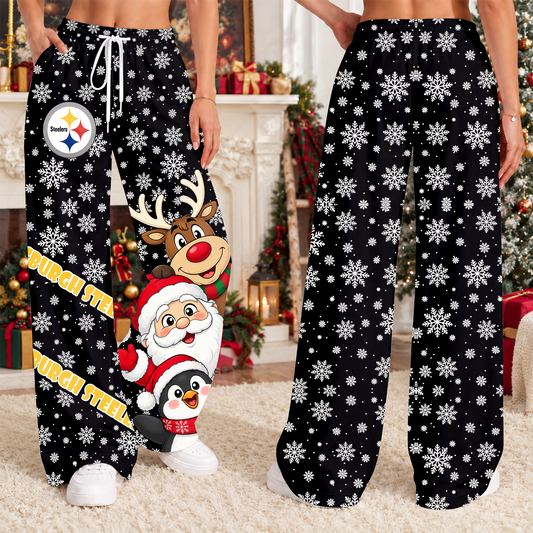 [SPECIAL OFFER] NEW CUSTOMIZED NFL14 PSB THE STEELERS LONG PANTS
