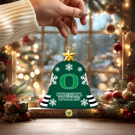 [BIG SALE] PERSONALIZED UNI14 OGD OREGON DUCKS CHRISTMAS ACRYLIC ORNAMENT