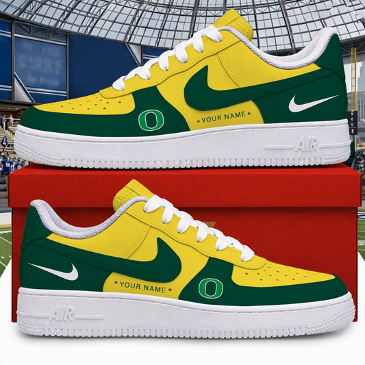 [BIG SALE] PERSONALIZED UNI14 OGD OREGON DUCKS AF1 SHOES