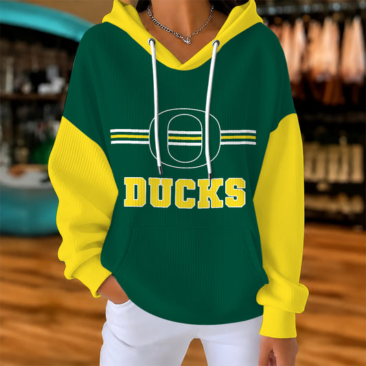 [BIG SALE] PERSONALIZED UNI14 OGD OREGON DUCKS RIBBED HOODIE & SWEATSHIRT