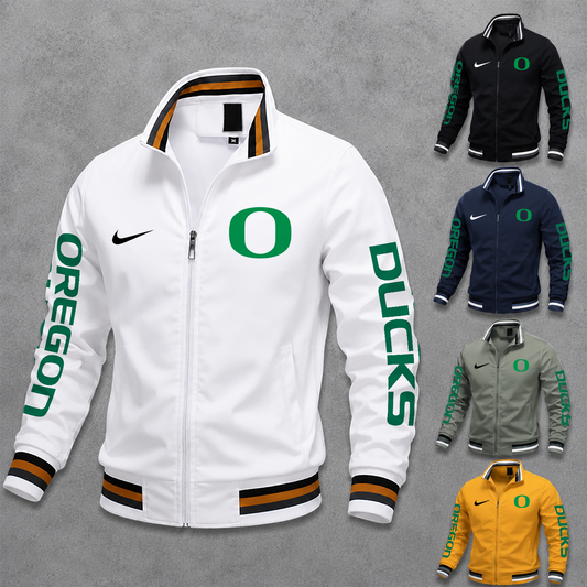 [BIG SALE] PERSONALIZED UNI14 OGD OREGON DUCKS MEN'S CASUAL JACKET