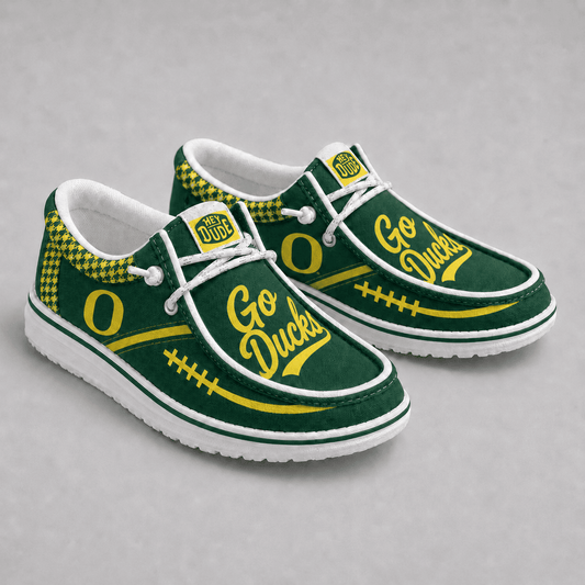 [BIG SALE] PERSONALIZED UNI14 OGD OREGON DUCKS LOAFER SHOES