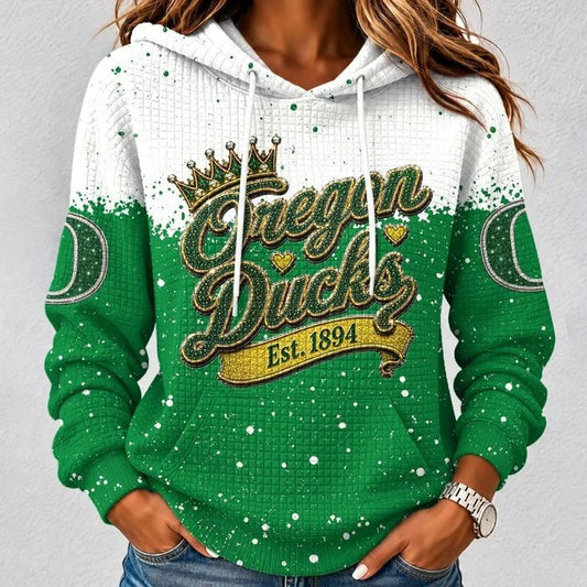 [BIG SALE] PERSONALIZED UNI14 OGD OREGON DUCKS UNISEX HOODED SWEATSHIRT